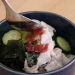 梅だれ冷しゃぶ丼