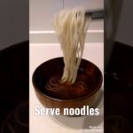 How to make “Nyumen”(柔麺の作り方)