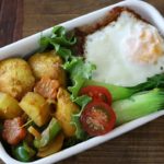 【お弁当】野菜たっぷりおかずの簡単タンドリーチキン弁当の作り方bento＃593