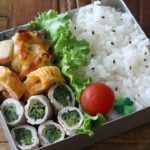 【お弁当】レンジで簡単!豆苗の豚ロール蒸し弁当の作り方bento#595