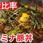 【ご飯が進む!!】黄金比率で作るガッツリ系スタミナ豚丼【免疫力アップ】