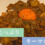 【素人男子が作る】野菜いっぱいキーマカレー
