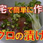 自宅で作れる:「マグロの漬け丼」の作り方