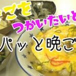【卵を使いたい時の夕食】簡単天津飯【副菜も簡単に】