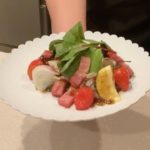 【レシピ】ベーコンと焼き野菜のサラダ