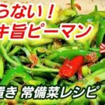 【やみつきシャキ旨ピーマン】とまらない！焼き浸しを越えた1品。作り置き/常備菜/副菜/おつまみ/簡単節約レシピ/お弁当にも