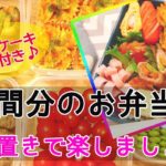 【1週間のお弁当作り】作り置きで楽しちゃお！【チーズケーキレシピ有り♪】vlog