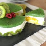 夏のスイーツ　キウイのヨーグルとムース　Kiwi yoghurt mousse 　ケーキの作り方　무스 케이크