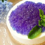 【バタフライピー】で作るケーキの作り方　サイエンススイーツ　アジサイケーキ　butterfly pea tea อัญชัน Clitoria Ternatea How to make cake