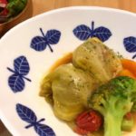 時短レシピ｜巻かないロールキャベツ×フライドごぼうと生野菜のサラダ