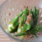 簡単副菜　オクラの梅和え【人気料理研究家が教えるレシピ】【イケメシ】講師：道乃（料理教室Lotta・料理研究家）