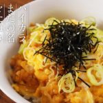 簡単！お手軽！【天かす丼】【ハイカラ丼】【たぬき丼】の作り方