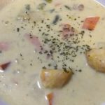 冷製野菜たっぷりクリームシチューの作り方教えます❤️生クリームなんぞ使わなくてもなくても美味い😋牛乳大量消費レシピ。