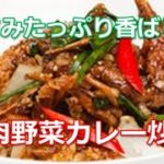 カレー炒めレシピの作り方は簡単！うまみたっぷり香ばしい豚肉野菜カレー炒めが絶品