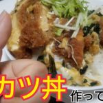 【料理】【カツ丼】初心者がカツ丼作ってみたｗｗｗ
