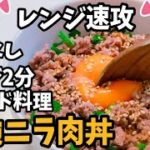 【茶碗飯】ニラ肉丼