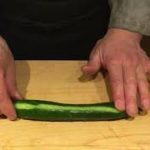胡瓜の蛇腹切り作り方 Cucumber crafted. 夏野菜