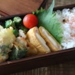 【お弁当作り】お箸が止まらない節約おかずの鶏むね肉大葉フライ弁当bento＃625