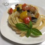 夏野菜のパスタ