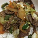 牛肉スタミナ丼の作り方教えます❤️味の決め手はもちろんオリジナル自家製ソースにあり。ソース作りは別動画で紹介しています😋😋