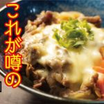 世界一チーズ牛丼を作りそうな顔の料理研究家が作る【恐ろしいくらい旨いチーズ牛丼】