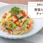 10分レシピ！野菜たっぷりチャーハン