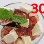 イチジクとクリームチーズのデザート【リアル30秒クッキング】（一品料理/デザート/スイーツ/時短簡単レシピ）