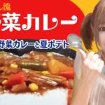 【カレーレシピ】みくりん部長流　夏野菜カレー(大辛）の作り方　3杯目【Cooking JapaneseCurry】