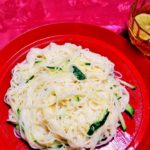 【そうめん・うどん・そばレシピ】ダブル冷凍レモン。「キュウリとレモンの和え素麺」｜【Japanese noodle recipe】