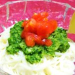【そうめん・うどん・そばレシピ】夏野菜でさっぱり。簡単おろしキュウリ素麺｜【Japanese noodle recipe】somen with summer vegetables