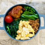 【お弁当作り/Obento】色鮮やか三色丼弁当 簡単レシピ OL一人暮らし適当弁当