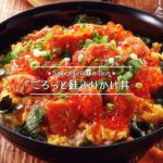 ごろっと鮭ふりかけ丼