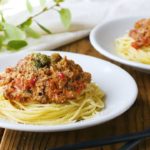 【すぐ麺】レンジでお手軽！サバ缶ミートソース