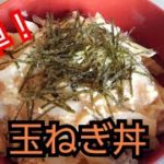 【簡単レシピ】玉ねぎ丼