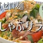 ダイエットに優勝した女が作る糖質ゼロ麺冷しゃぶサラダ【おしゃれvlogになりきれなかった人】
