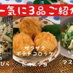 【簡単料理】1品アイディアコロッケレシピ♡２品作り置きレシピ（お弁当のおかずにもお勧め）