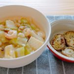 [ 1人前 536 kcal ] 海鮮あんかけ丼定食の作り方！椎茸の香草焼きを添えて。[ 2人分 ][ Japanese home cooking ][ 2020/10/01 ]