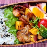 【お弁当作り】#60 サツマイモと豚肉の照り煮弁当 [Michelle’s Bento]