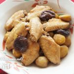【栗と鶏手羽先の煮物の作り方】栗原はるみさんのレシピを参考に【メインのおかずになる絶品栗料理】
