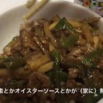 夕食 チンジャオロース風丼(^∇^)レシピも紹介【あきねねちゃんねる】