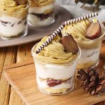 秋のスイーツ。カップモンブラン