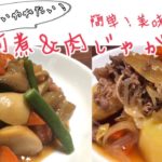 冷凍の和風野菜で簡単筑前煮/甘めの肉じゃがを作ります～料理動画～