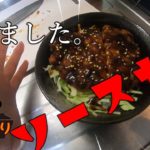 【こだわり】前回の失敗を恐れずソースカツ丼を作ってみた【どんぶり】