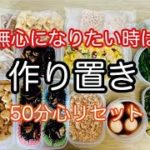 【作り置き】簡単作り置き7品/簡単レシピ/お弁当のおかずと晩御飯に/心もリセット