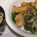 夕食　天ぷらうどん(o^^o)作り方紹介