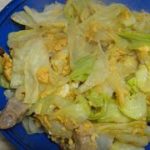 【簡単レシピ】 残り物の具材を使った卵入りの野菜炒め