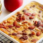 【簡単】焼きりんごとナッツのクラフティの作り方【秋のお菓子】