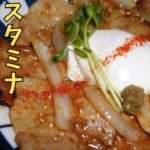 スタミナ【豚丼】肉をガッツリ食べたい！そんな時にコレはいかがですか？親方のお家ご飯
