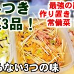 【やみつき白菜】旬の白菜で簡単時短で作り置き3品!無限柚子白菜+ピリ辛ネギ白菜+㊙浅漬け/保存食/常備菜/副菜/大量消費人気レシピ