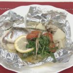 ABSえび☆ステ【シェフズレシピ】ハタハタと野菜のホイル包み焼き by岸紀雄